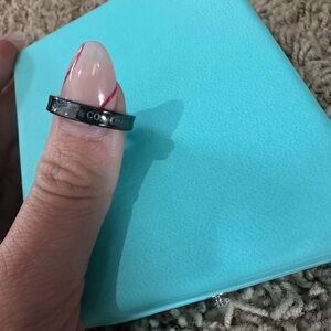 Tiffany & Co. Black Ring
